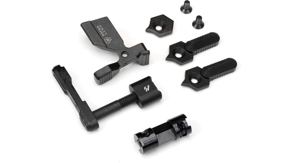 Strike Industries AR-10 Enhanced Lower Receiver Parts Less Trigger, Hammer and Disconnector, Black, SI-AR10-E-LRPLT