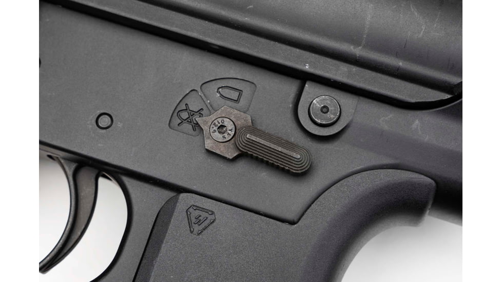 Strike Industries AR-10 Enhanced Lower Receiver Parts Less Trigger, Hammer and Disconnector, Black, SI-AR10-E-LRPLT