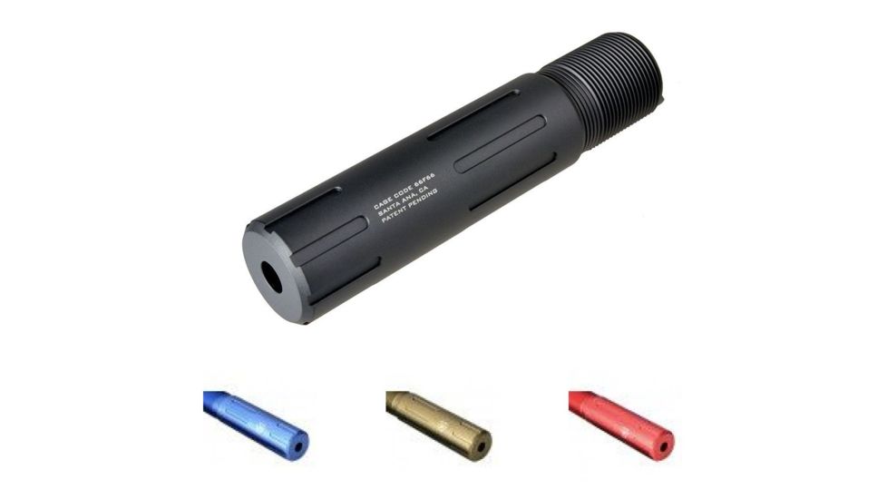 Strike Industries AR-15 Pistol Buffer Tube Kit, Black, Blue, FDE, Red