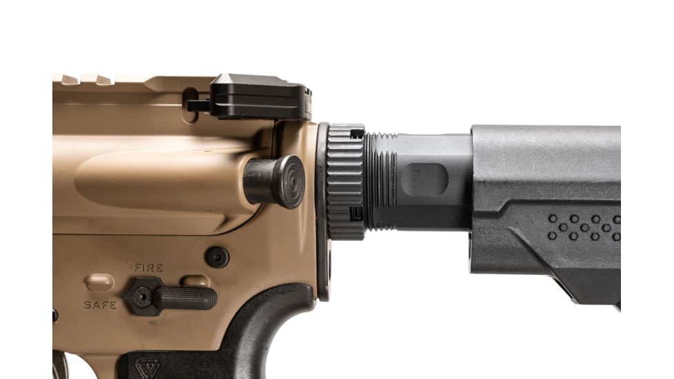 Strike Industries AR Castle Nut, Black, One Size, SI-AR-ACN-BK