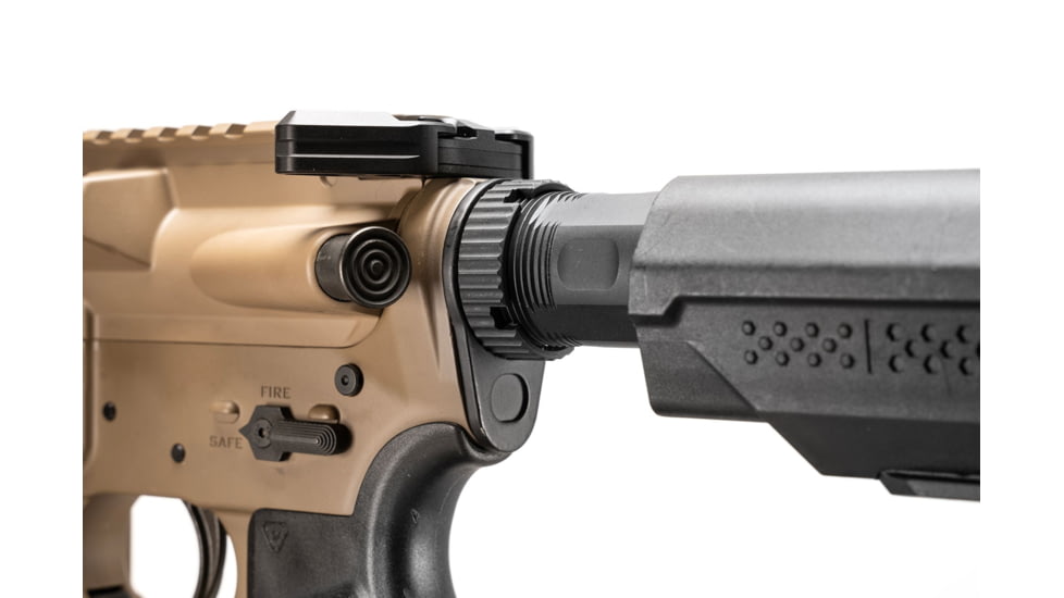Strike Industries AR Castle Nut, Black, One Size, SI-AR-ACN-BK
