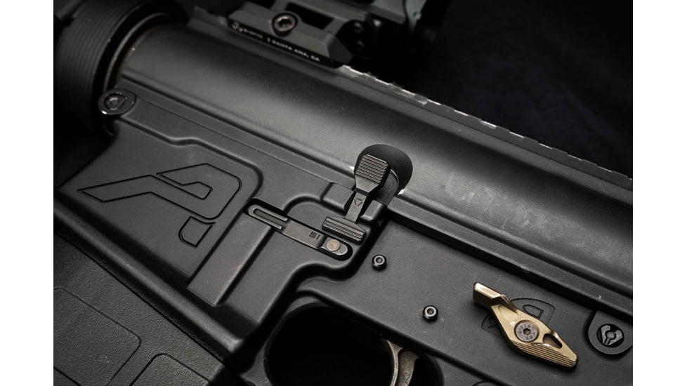 Strike Industries AR Enhanced Bolt Catch, Black, SI-AR10-EBC