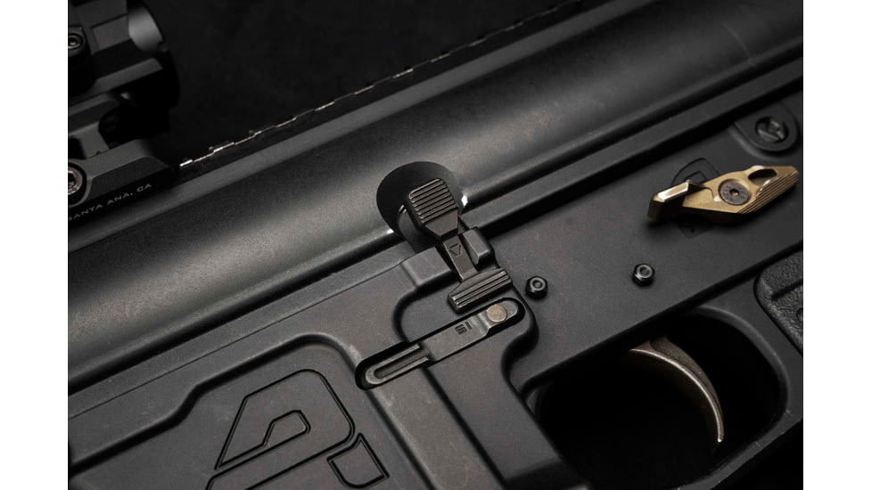Strike Industries AR Enhanced Bolt Catch, Black, SI-AR10-EBC
