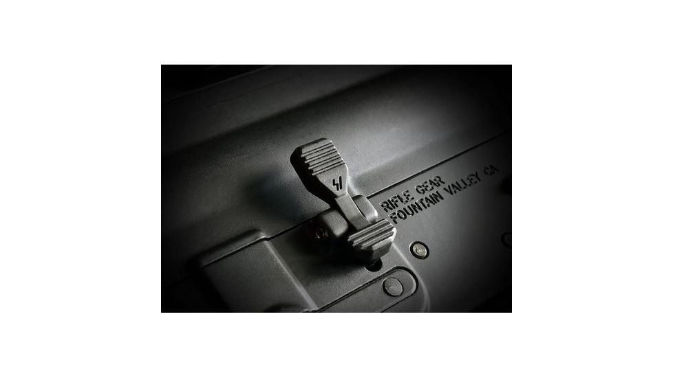 Strike Industries AR Enhanced Bolt Catch, BLACK SI AR-EBC