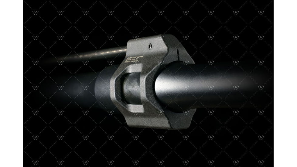 Strike Industries AR Enhanced Low Profile Steel Gas Block, Black, One Size, SI-AR-LPGB