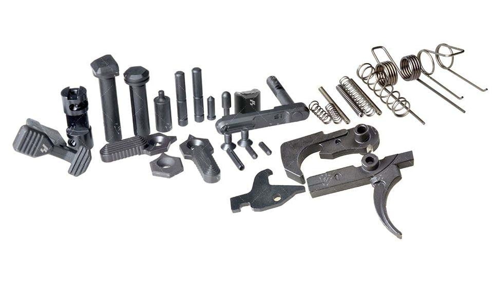 Strike Industries AR Enhanced Lower Receiver Parts with Trigger, Hammer&amp;Disconnect, BLACK, NSN N, SI-AR-E-LRPTH