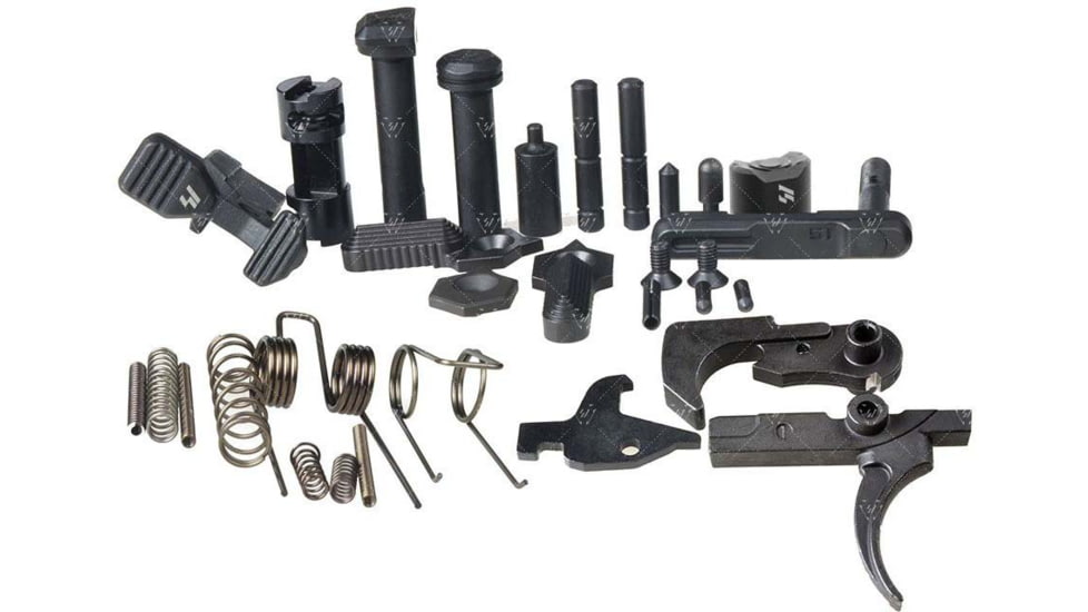 Strike Industries AR Enhanced Lower Receiver Parts with Trigger, Hammer&amp;Disconnect, BLACK, NSN N, SI-AR-E-LRPTH