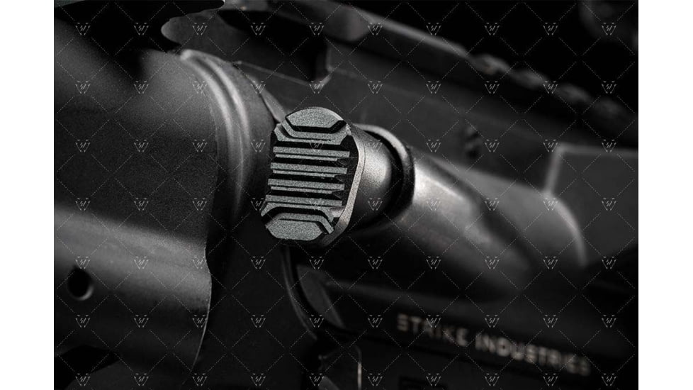 Strike Industries AR Extended Forward Assist, Black, One Size, SI-AR-E-FA-BK