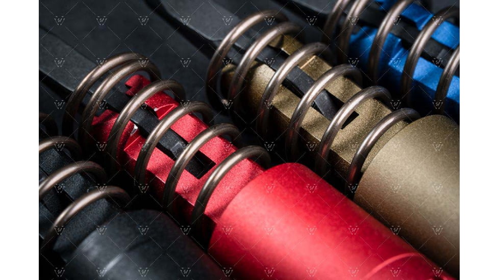 Strike Industries AR Extended Forward Assist, Red, One Size, SI-AR-E-FA-RED