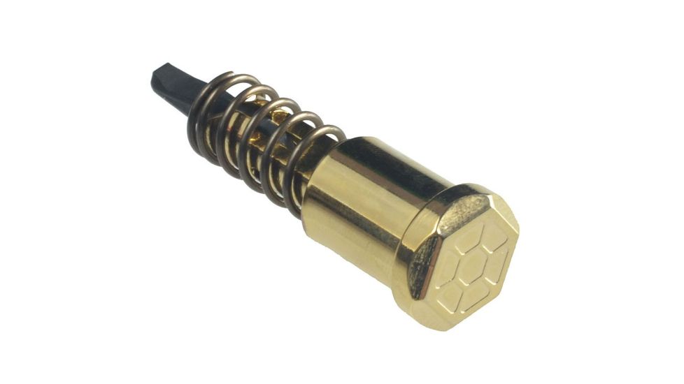 Strike Industries AR Forward Assist with Unique Design, Gold SI-AR-FA-GC