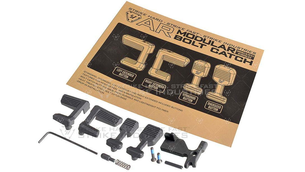 Strike Industries AR Modular Bolt Catch, Black, One Size, SI-AR-MBC