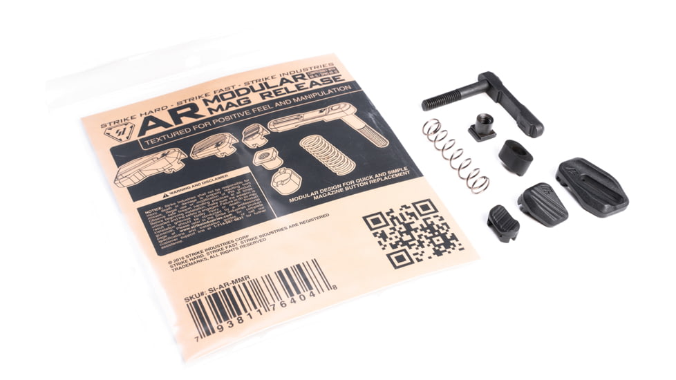 Strike Industries AR Modular Magazine Release, AR-15, Black, One Size, SI-AR-MMR