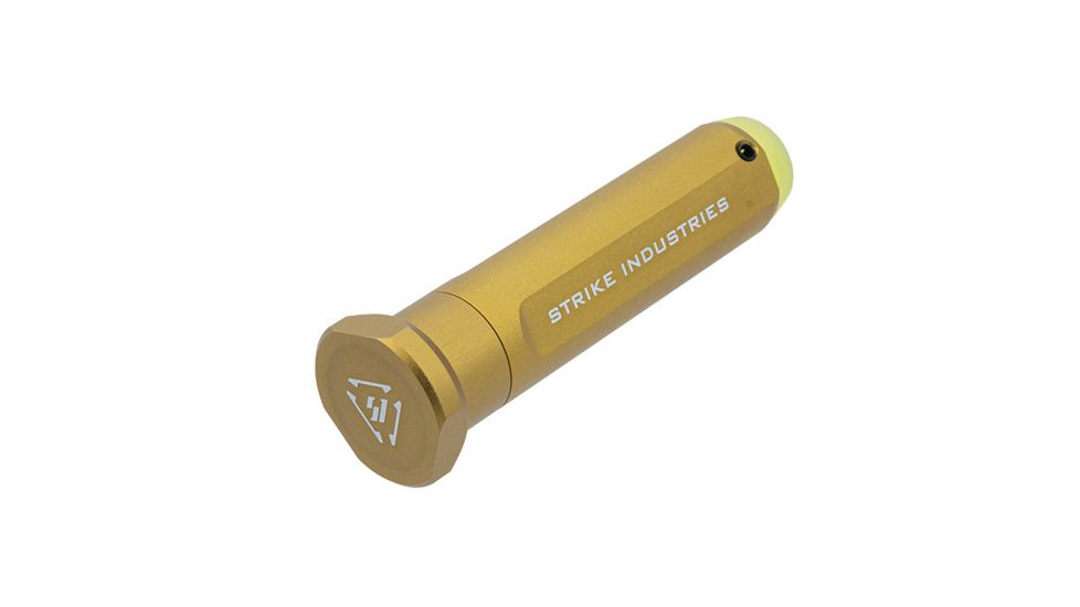 Strike Industries AR Optimus Weight Recoil Buffer, Gold, One Size, 708747548716