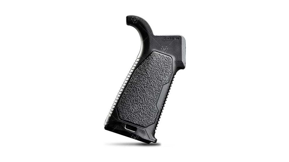 Strike Industries AR Overmolded Enhanced Pistol Grip, 20 Degree, Black, One Size, SI-AR-OMPG-20