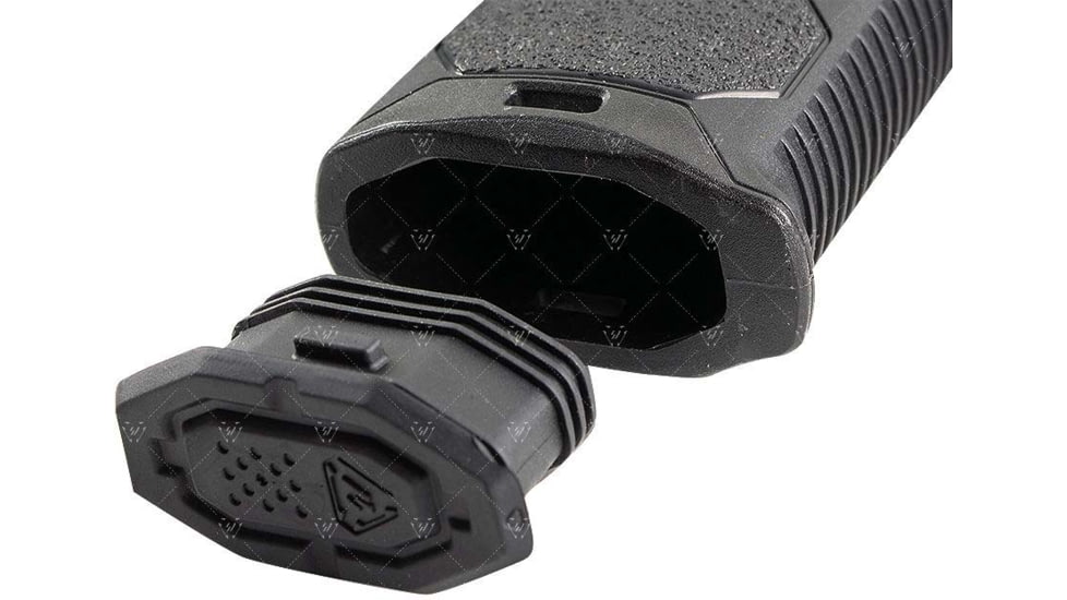Strike Industries AR Overmolded Enhanced Pistol Grip, 25 Degree, Black, One Size, SI-AR-OMPG-25