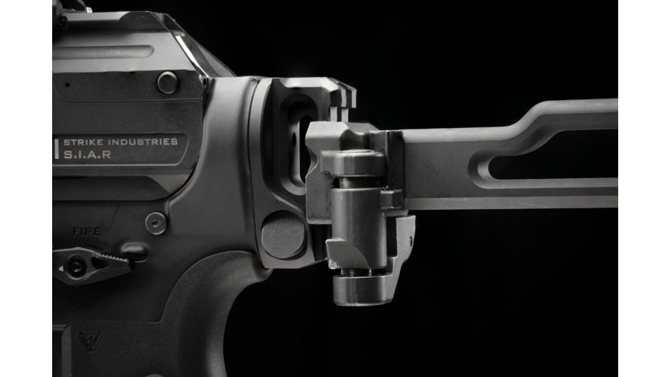 Strike Industries AR Picatinny Stock Adapter, Black, One Size, SI-AR-PSA-BK