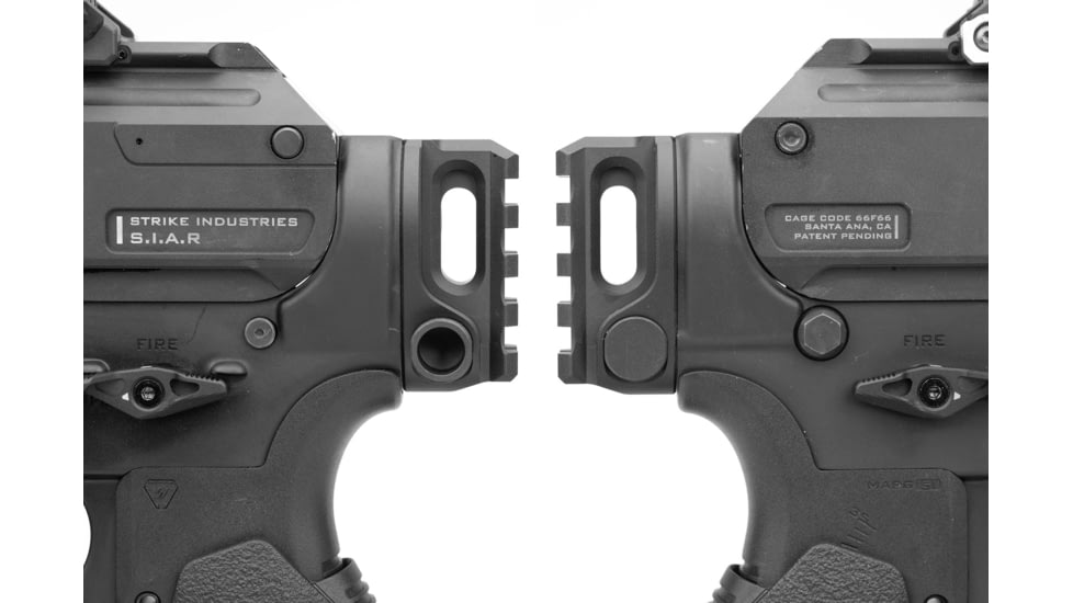 Strike Industries AR Picatinny Stock Adapter, Black, One Size, SI-AR-PSA-BK