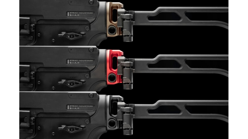 Strike Industries AR Picatinny Stock Adapter, Red, One Size, SI-AR-PSA-RED