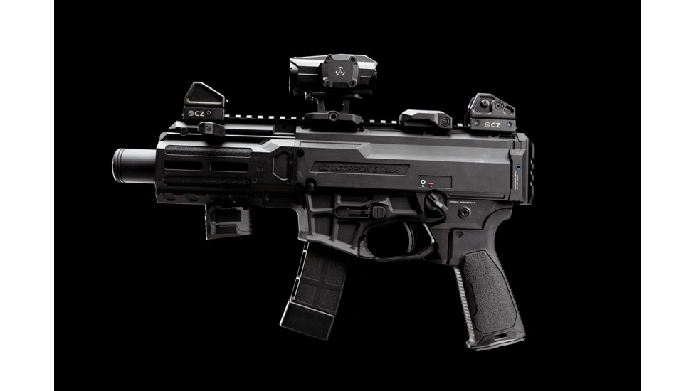 Strike Industries AR Pistol Grip Adapter for CZ Scorpion, Black, SI-CEVO-ARPG-ADA