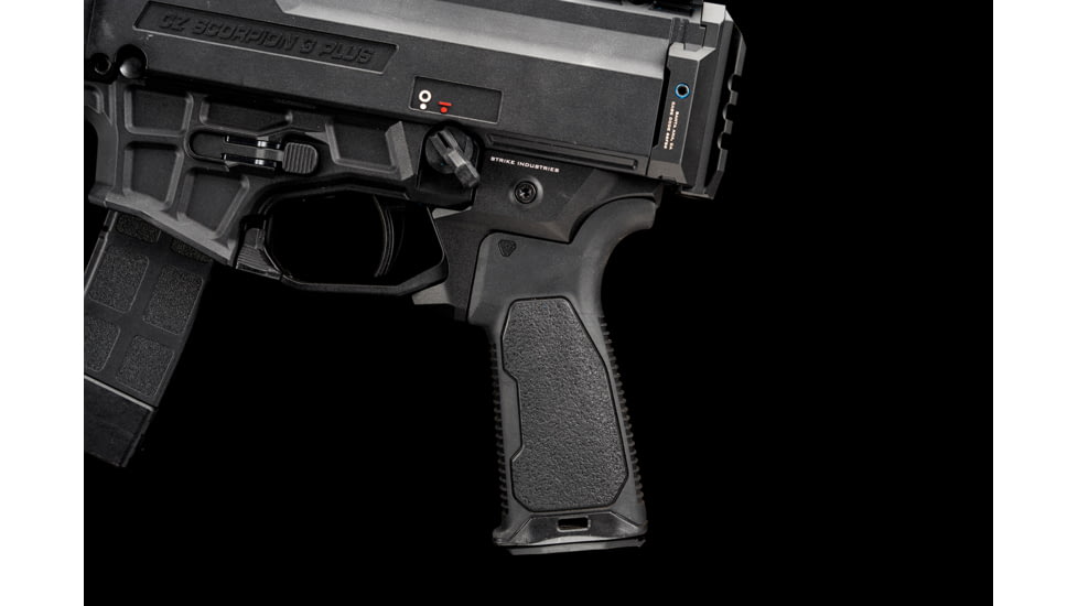 Strike Industries AR Pistol Grip Adapter for CZ Scorpion, Black, SI-CEVO-ARPG-ADA