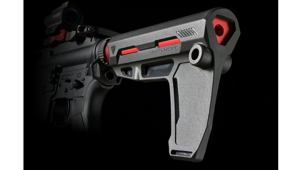Strike Industries AR Pistol Stabilizer Brace, 6.5 inch, Black, SI-STAB-ARP