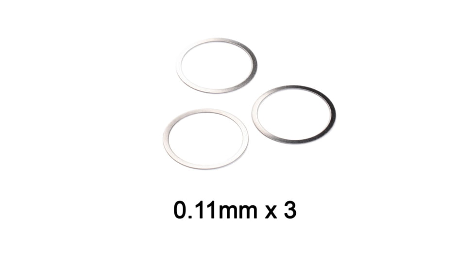 Strike Industries AR Shim Set, .223/ 5.56mm, 1/2x28 TPI, Stainless, SI-AR-SHIM-223