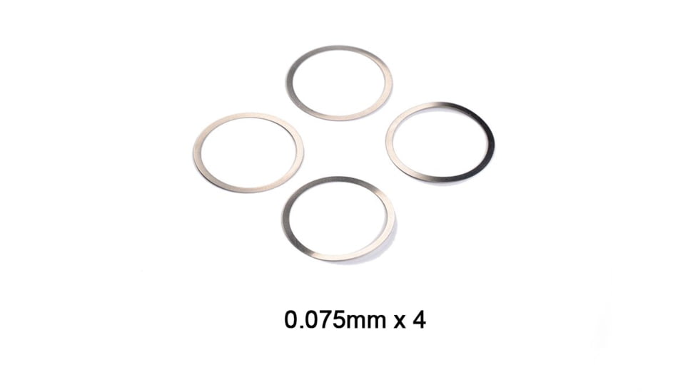 Strike Industries AR Shim Set, .223/ 5.56mm, 1/2x28 TPI, Stainless, SI-AR-SHIM-223