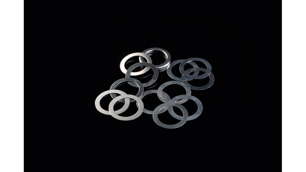 Strike Industries AR Shim Set, .223/ 5.56mm, 1/2x28 TPI, Stainless, SI-AR-SHIM-223