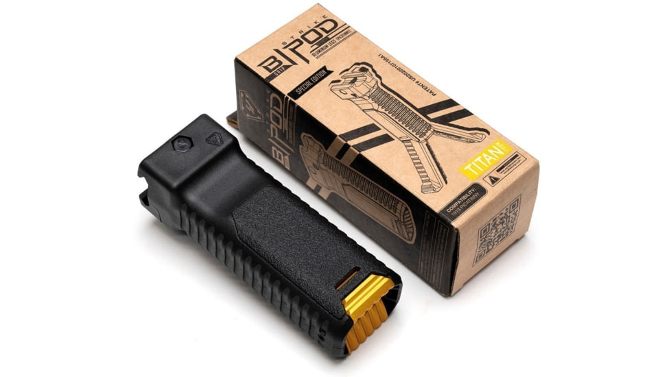 Strike Industries ARALBIPODTITAN Bipod Grip Gray Polymer