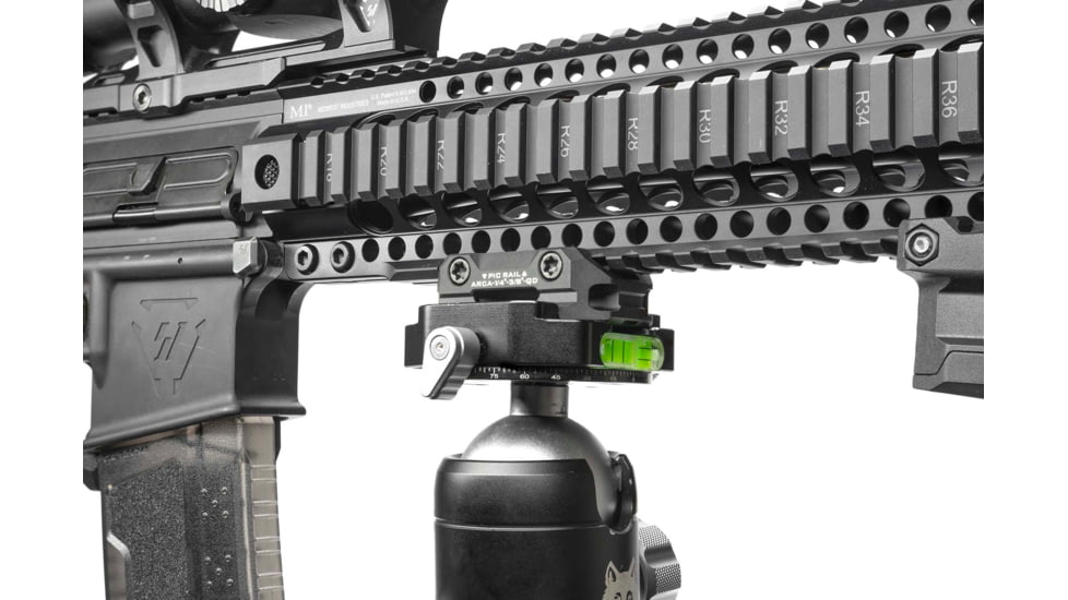 Strike Industries ARCA QD Picatinny Adatper, 1/4in and 3/8in Threads, Black, One Size, SI-ARCA-TRI-PADA-BK