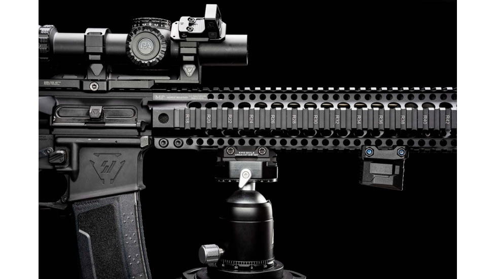 Strike Industries ARCA QD Picatinny Adatper, 1/4in and 3/8in Threads, Black, One Size, SI-ARCA-TRI-PADA-BK