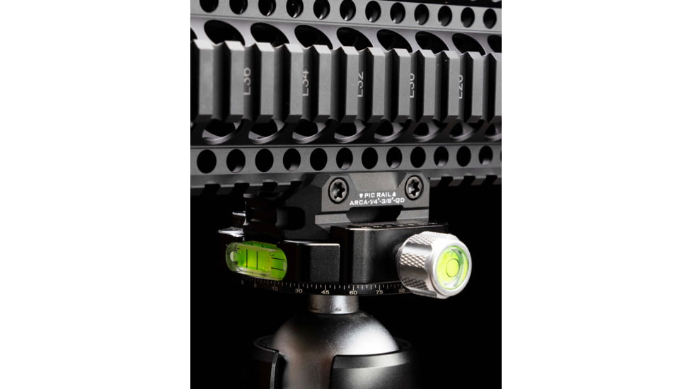 Strike Industries ARCA QD Picatinny Adatper, 1/4in and 3/8in Threads, Black, One Size, SI-ARCA-TRI-PADA-BK