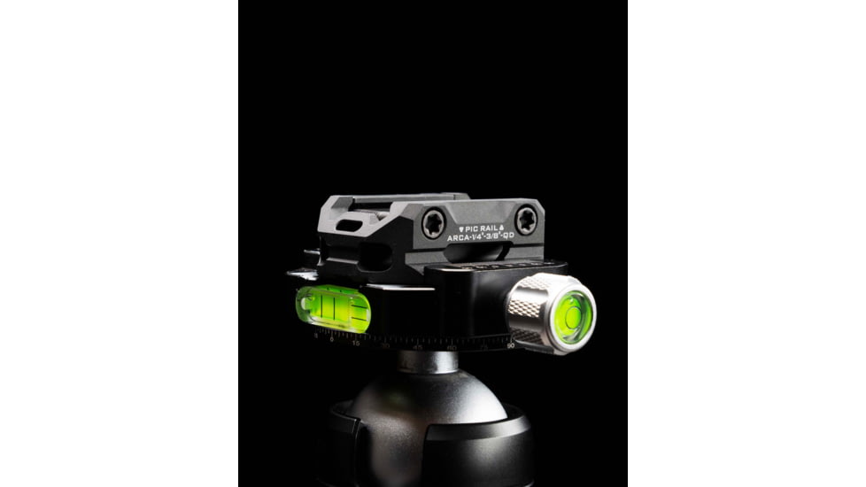 Strike Industries ARCA QD Picatinny Adatper, 1/4in and 3/8in Threads, Black, One Size, SI-ARCA-TRI-PADA-BK