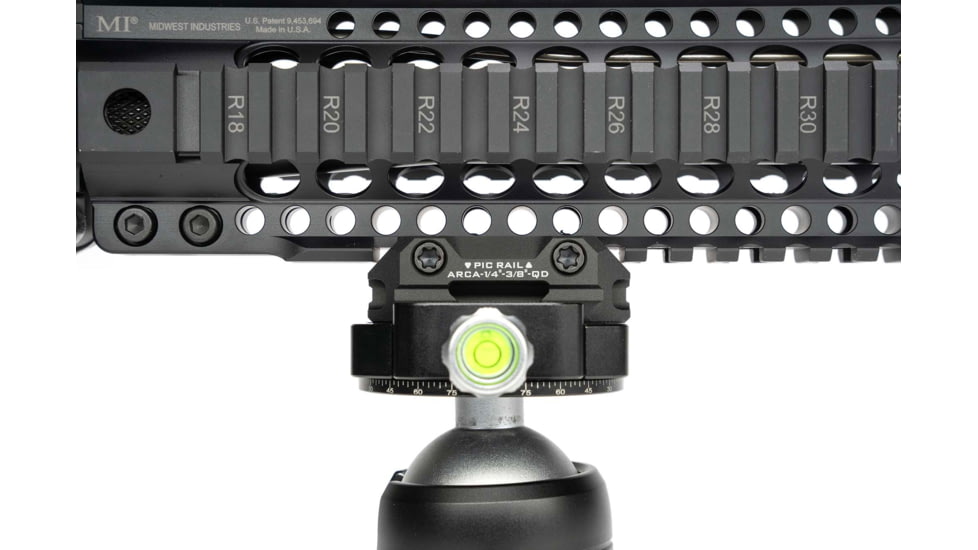 Strike Industries ARCA QD Picatinny Adatper, 1/4in and 3/8in Threads, Black, One Size, SI-ARCA-TRI-PADA-BK