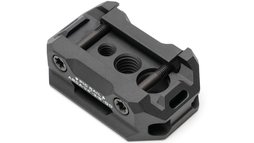 Strike Industries ARCA QD Picatinny Adatper, 1/4in and 3/8in Threads, Black, One Size, SI-ARCA-TRI-PADA-BK