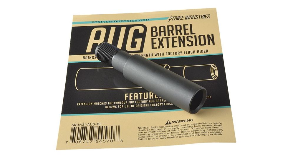 Strike Industries AUG Barrel Extension, Black SI-AUG-BE