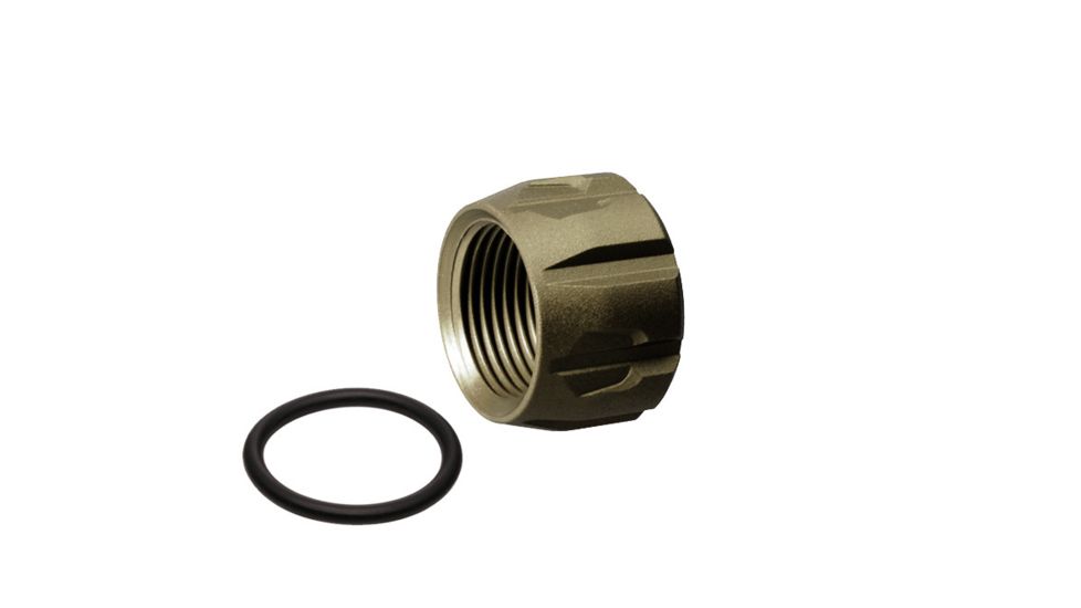 Strike Industries Barrel Cover Thread Protector - Enhanced version, FDE, One Size SI-BCTP-E-FDE
