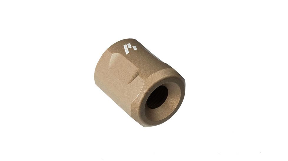 Strike Industries Barrel Cover Thread Protector 1/2x28, FDE, One Size, SI-BCTP-FDE