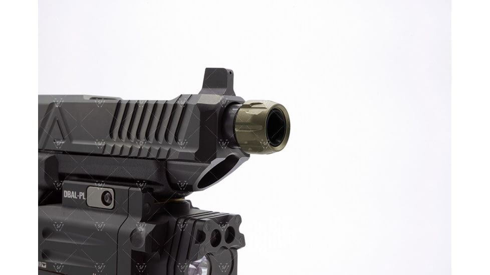 Strike Industries Barrel Cover Thread Protector for Pistol, FDE, One Size, SI-BCTP-PISTOL-FDE