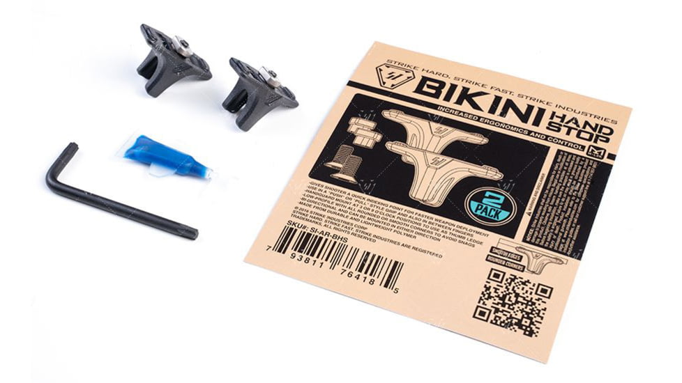 Strike Industries Bikini Hand Stop, 2 pcs, Black, One Size, SI-AR-BHS