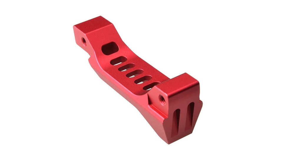 Strike Industries Billet Trigger Guard - Fang style, Red, One Size, SI-BTG-FANG-RED