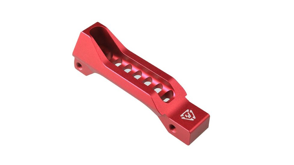 Strike Industries Billet Trigger Guard - Fang style, Red, One Size, SI-BTG-FANG-RED