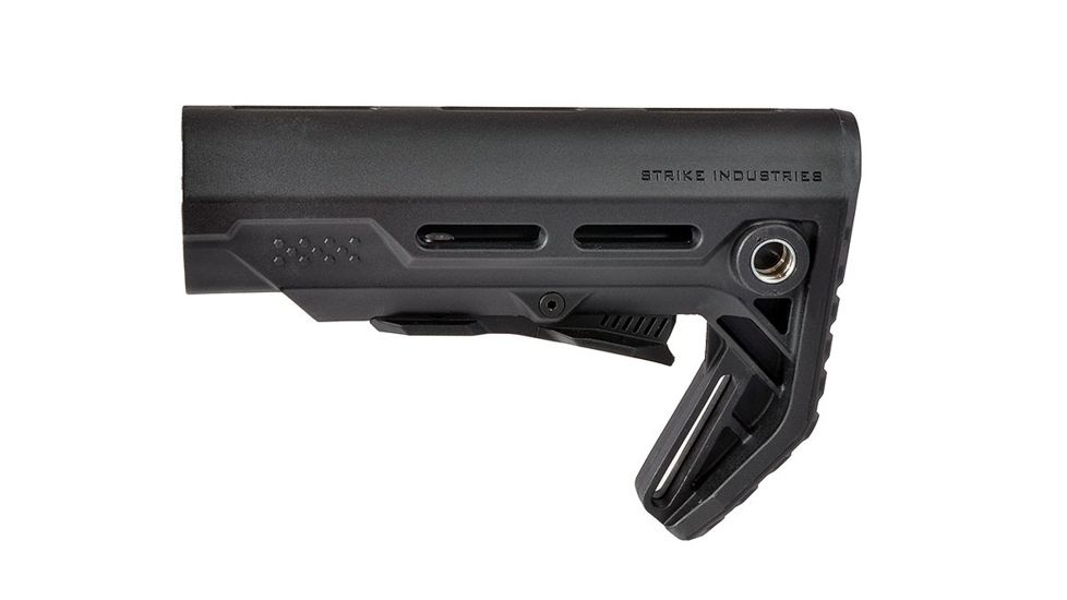 Strike Industries Black CQB Buttstock, Black SI--ES-CQB-BK