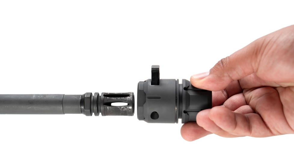 Strike Industries Blast Shield for A2 Birdcage Flash Hider, Black, One Size, SI-BS-NATO-BK