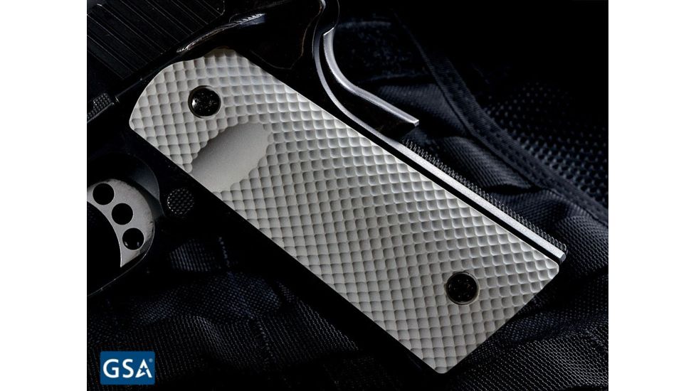 Strike Industries BMC 1911 PX-09 Pistol Grips Golf Ball Dimple Pattern, Black, .295in SI-BMC-PX09