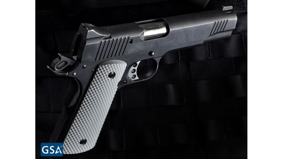 Strike Industries BMC 1911 PX-09 Pistol Grips Golf Ball Dimple Pattern, Black, .295in SI-BMC-PX09