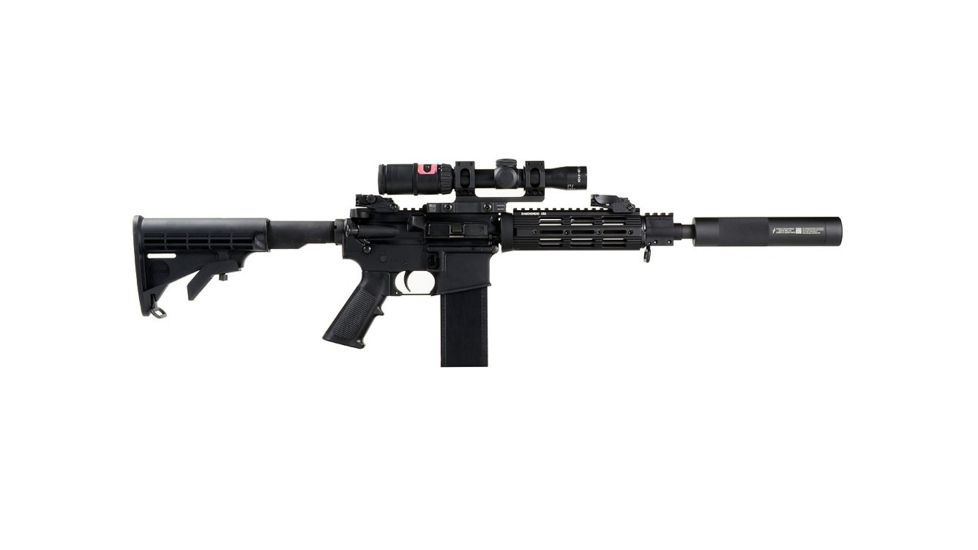 Strike Industries Mid Length Barrel Extension, Black, 16in SI-COBRADB16M