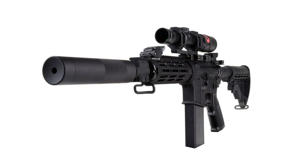 Strike Industries Mid Length Barrel Extension, Black, 16in SI-COBRADB16M