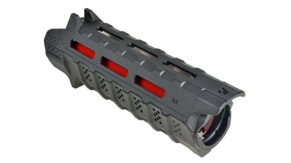 Strike Industries Carbine Length Handguard with Heat Shield, Red, SI-STRIKE-HG-CBK-RED