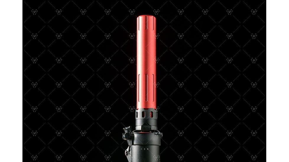 Strike Industries Carbine Length Pistol Receiver Extension, Red, One Size, SI-AR-CARPRE-SLICK-RED